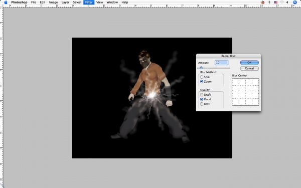 Creation of Narutric (fighter): Step 62